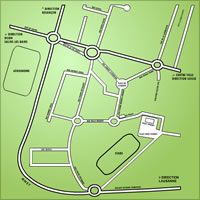 Carte de la zone commerciale Pontarlier